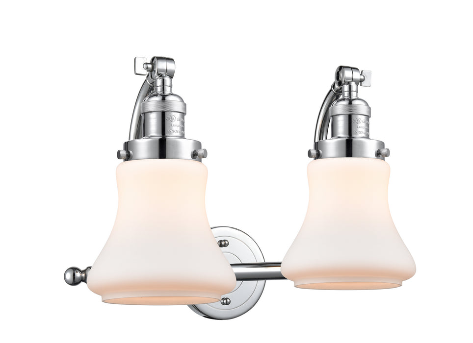 Innovations 515-2W-PC-G191 Two Light Bath Vanity, Polished Chrome