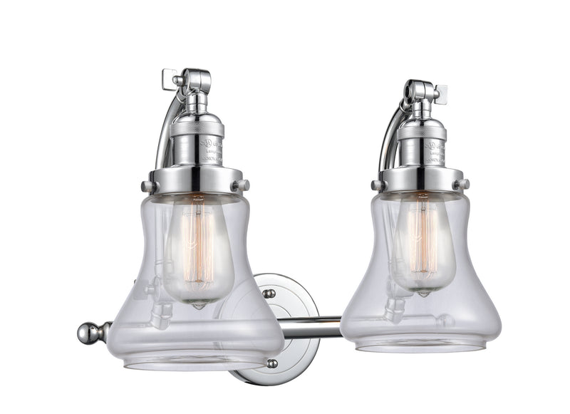 Innovations 515-2W-PC-G192 Two Light Bath Vanity, Polished Chrome