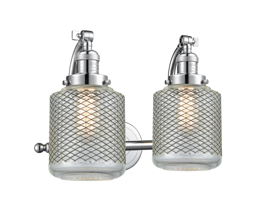 Innovations 515-2W-PC-G262 Two Light Bath Vanity, Polished Chrome