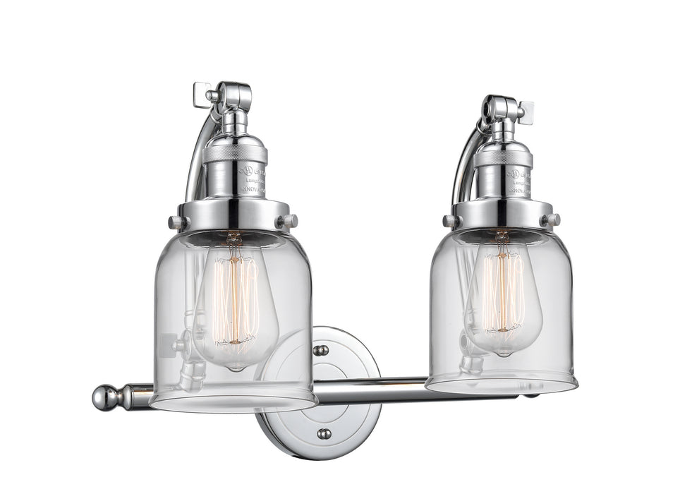 Innovations 515-2W-PC-G52 Two Light Bath Vanity, Polished Chrome