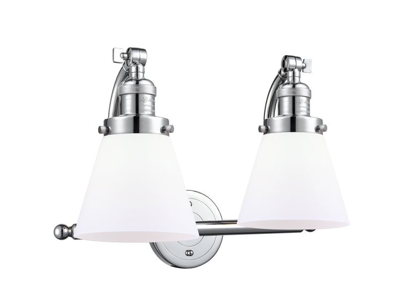 Innovations 515-2W-PC-G61 Two Light Bath Vanity, Polished Chrome