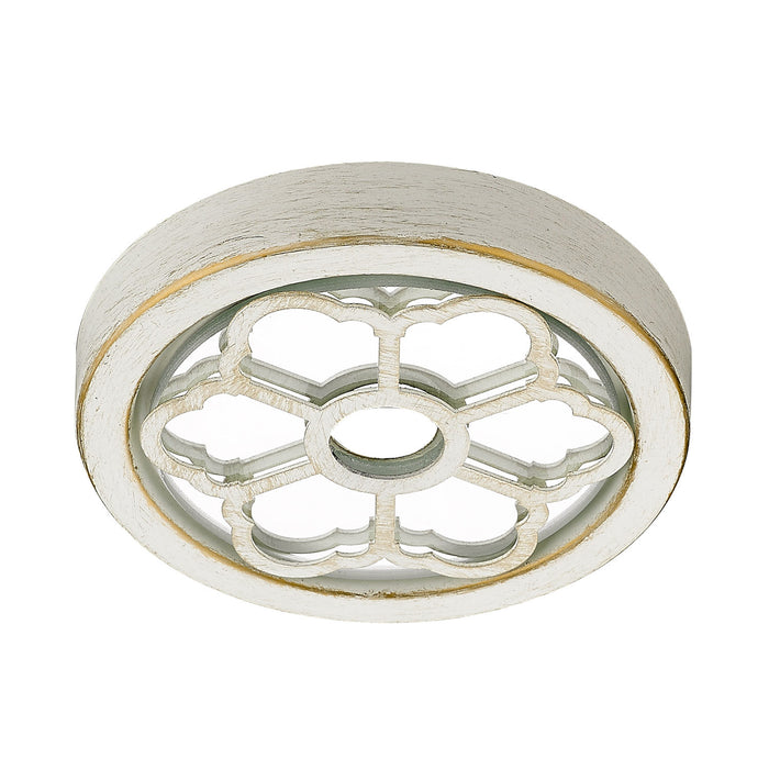 Golden 5926-6 FW Six Light Chandelier, French White