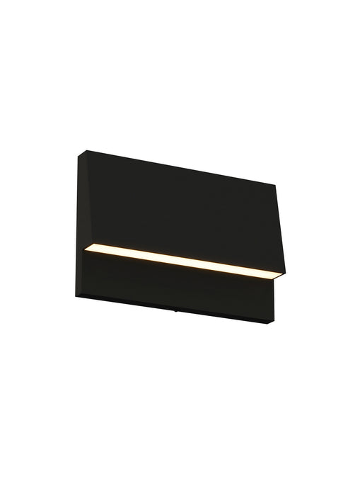 Visual Comfort Modern 700OSKYSN92730B12 LED Outdoor Wall/Step Light, Black