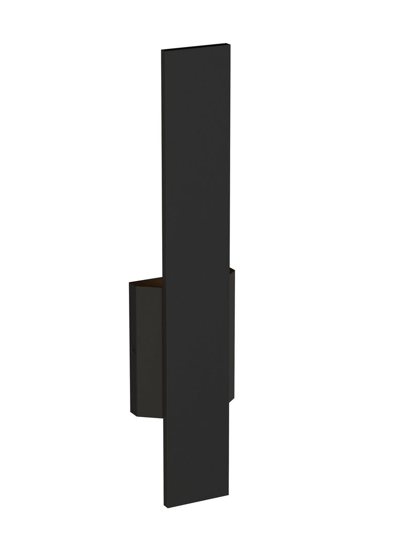 Visual Comfort Modern 700OWBLD9273018BUNV LED Outdoor Wall Mount, Black