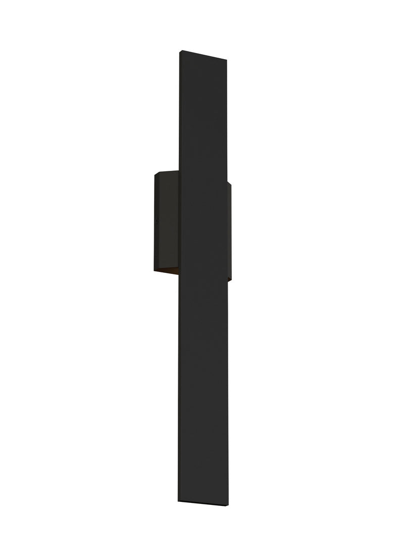Visual Comfort Modern 700OWBLD9273024BUNV LED Outdoor Wall Mount, Black