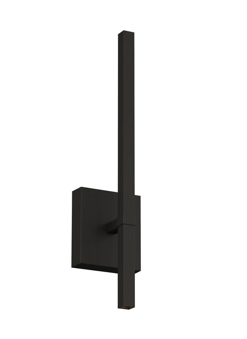Visual Comfort Modern 700OWFLO93023BUNV LED Outdoor Wall Mount, Black