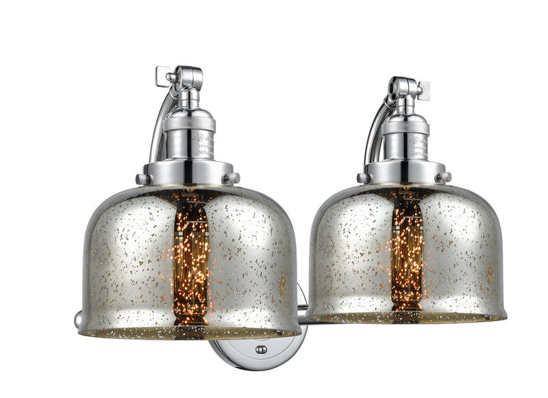 Innovations 515-2W-PC-G78 Two Light Bath Vanity, Polished Chrome