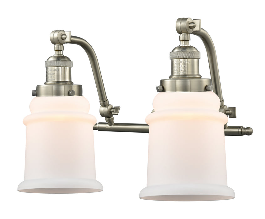 Innovations 515-2W-SN-G181 Two Light Bath Vanity, Brushed Satin Nickel