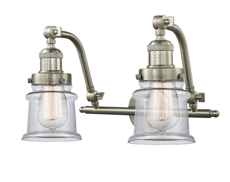 Innovations 515-2W-SN-G182S Two Light Bath Vanity, Brushed Satin Nickel