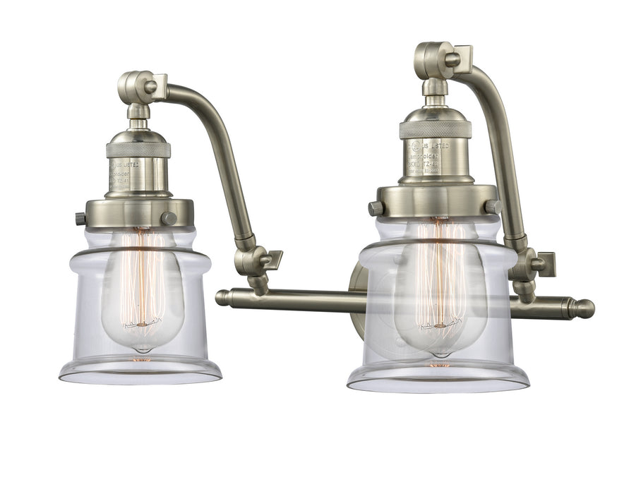 Innovations 515-2W-SN-G182S Two Light Bath Vanity, Brushed Satin Nickel