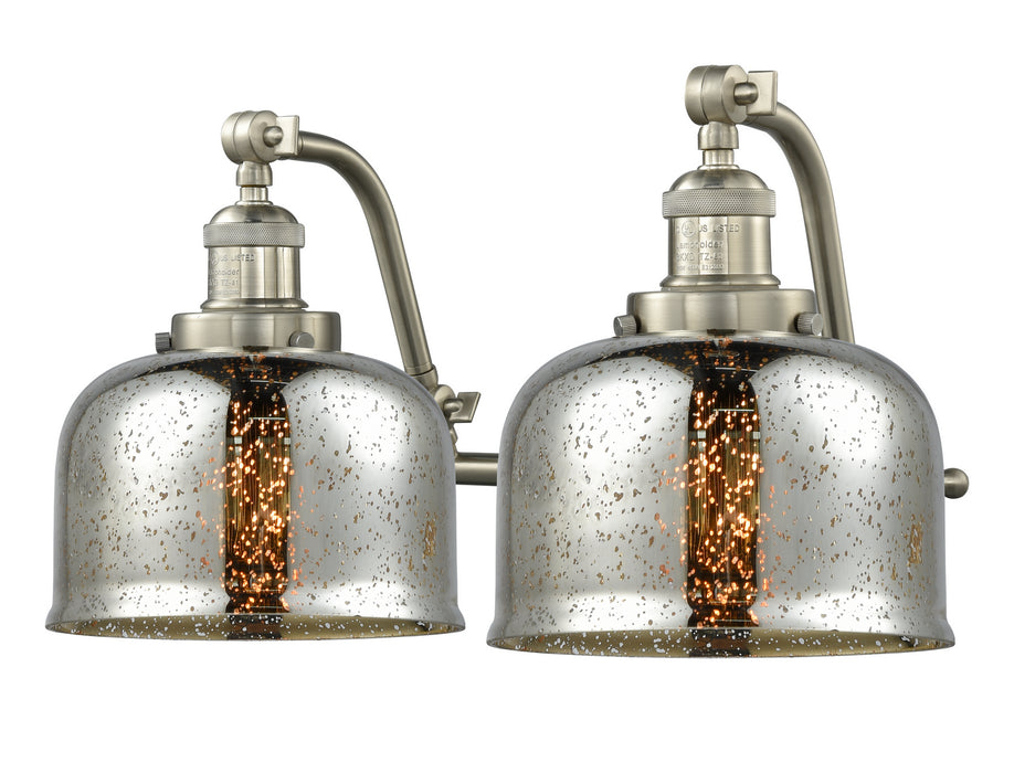 Innovations 515-2W-SN-G78 Two Light Bath Vanity, Brushed Satin Nickel