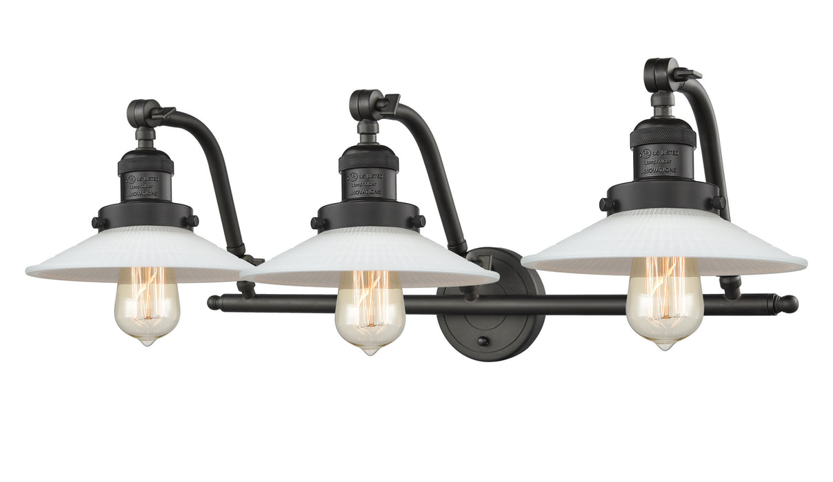 Innovations 515-3W-OB-G1 Three Light Bath Vanity, Oil Rubbed Bronze