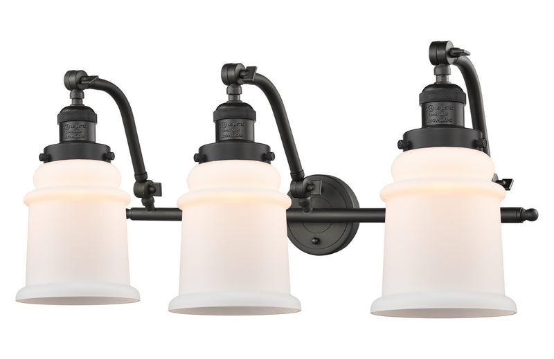 Innovations 515-3W-OB-G181 Three Light Bath Vanity, Oil Rubbed Bronze