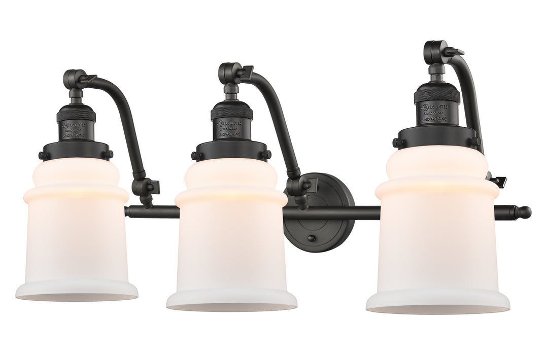 Innovations 515-3W-OB-G181 Three Light Bath Vanity, Oil Rubbed Bronze