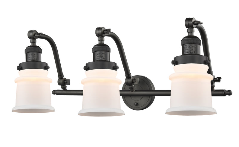 Innovations 515-3W-OB-G181S Three Light Bath Vanity, Oil Rubbed Bronze