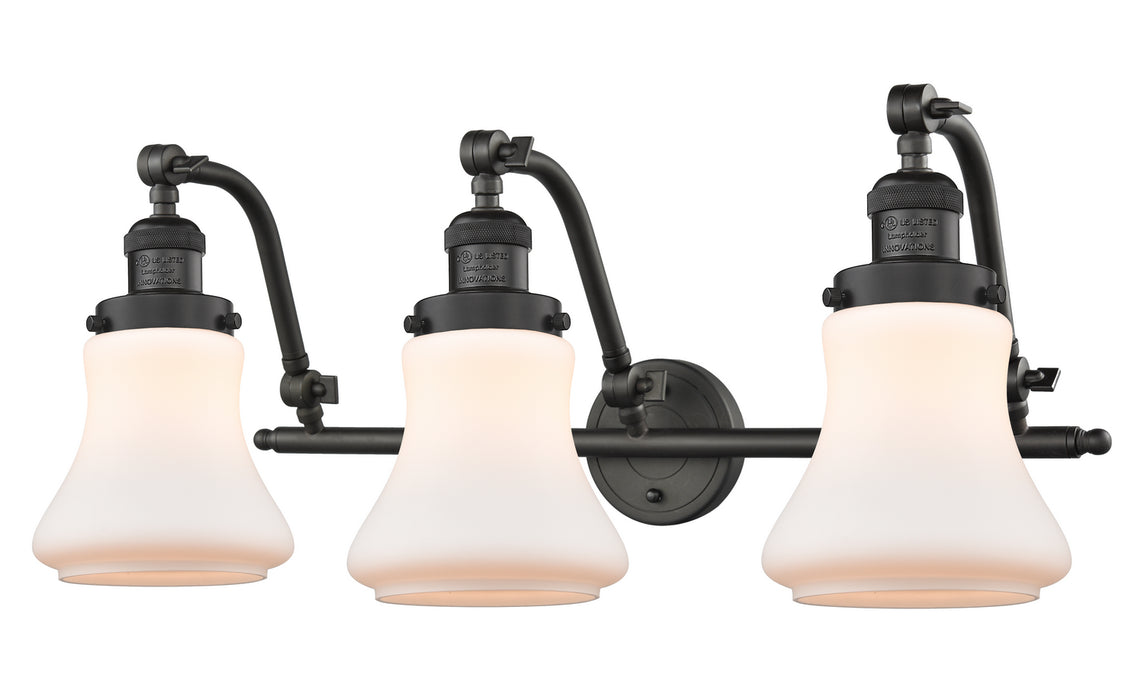 Innovations 515-3W-OB-G191 Three Light Bath Vanity, Oil Rubbed Bronze