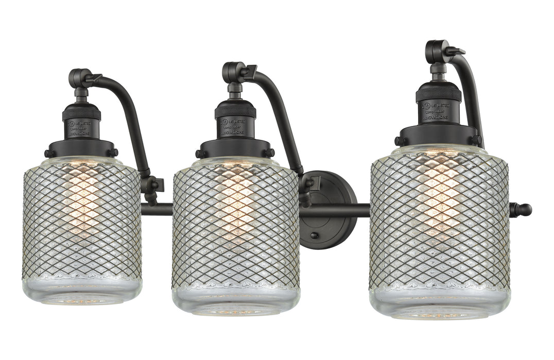 Innovations 515-3W-OB-G262 Three Light Bath Vanity, Oil Rubbed Bronze