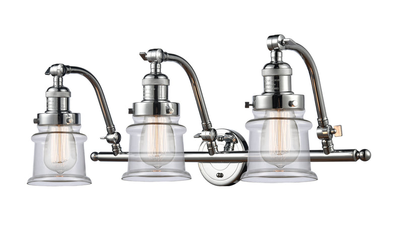 Innovations 515-3W-PC-G182S Three Light Bath Vanity, Polished Chrome