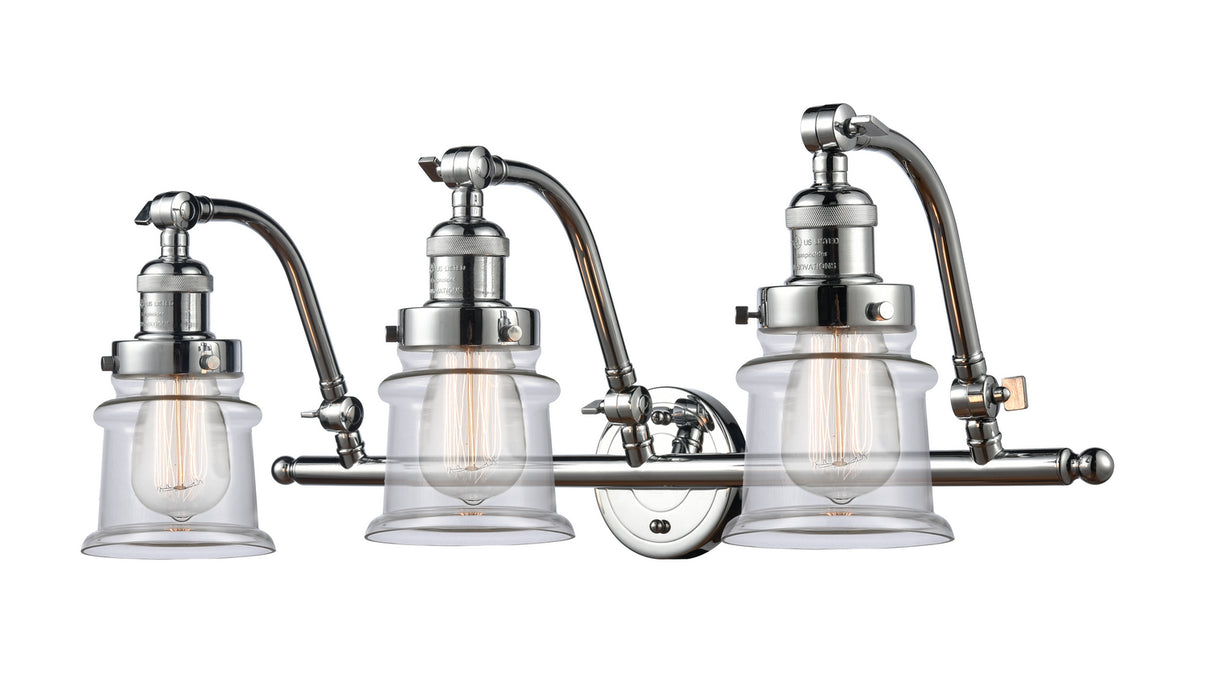 Innovations 515-3W-PC-G182S Three Light Bath Vanity, Polished Chrome