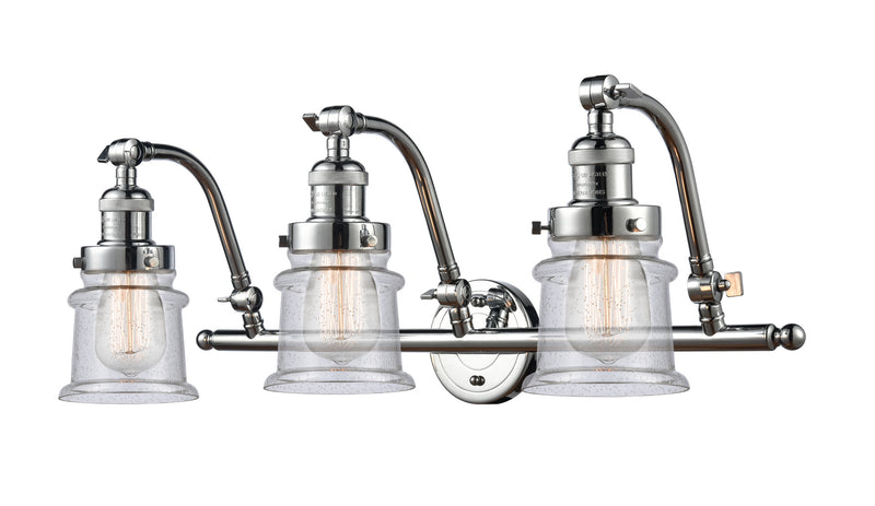 Innovations 515-3W-PC-G184S Three Light Bath Vanity, Polished Chrome
