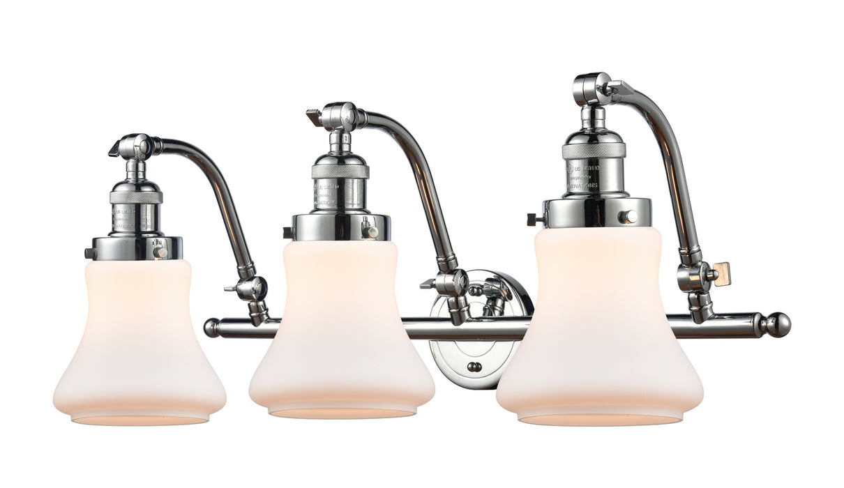 Innovations 515-3W-PC-G191 Three Light Bath Vanity, Polished Chrome