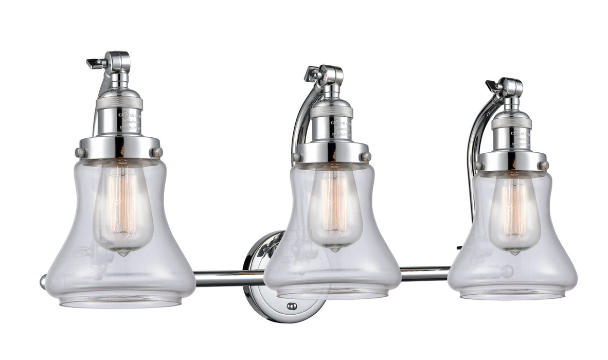 Innovations 515-3W-PC-G192 Three Light Bath Vanity, Polished Chrome