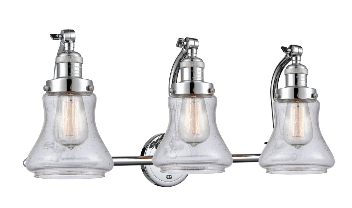 Innovations 515-3W-PC-G194 Three Light Bath Vanity, Polished Chrome