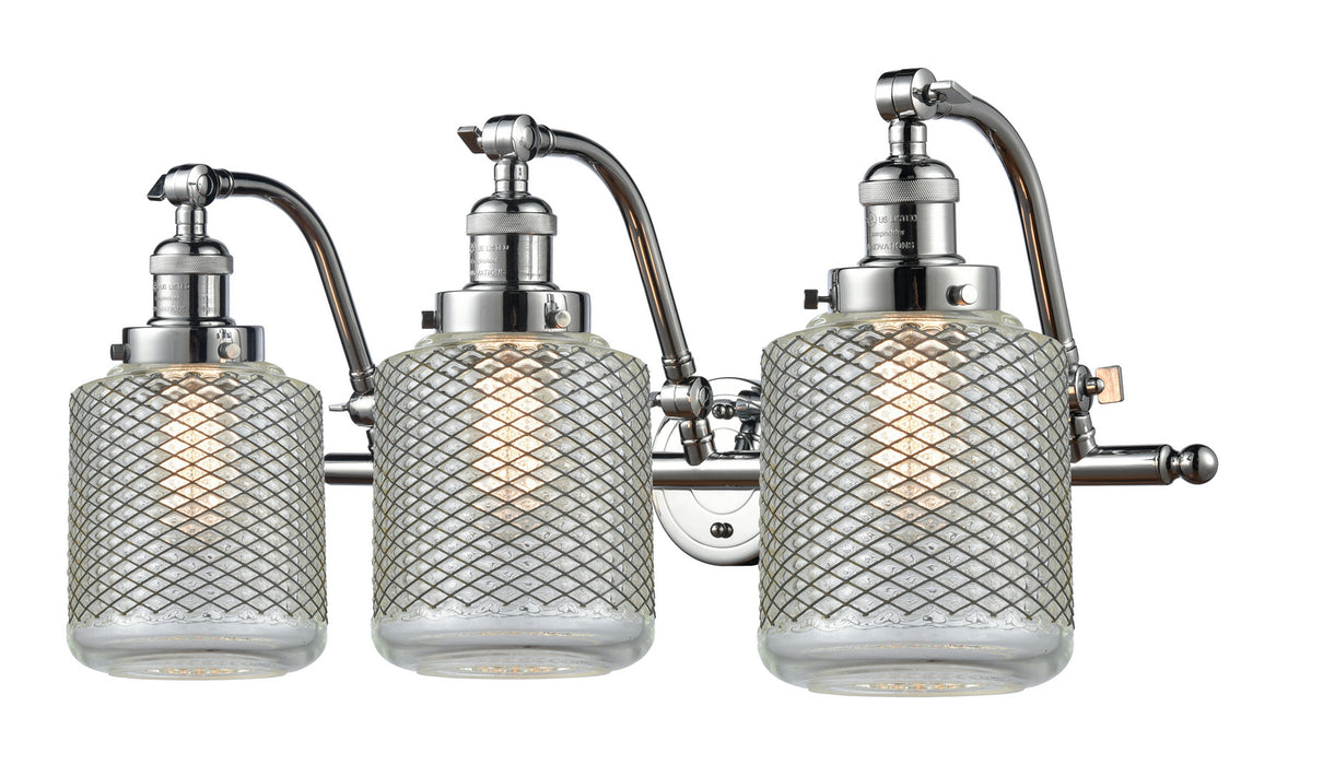 Innovations 515-3W-PC-G262 Three Light Bath Vanity, Polished Chrome