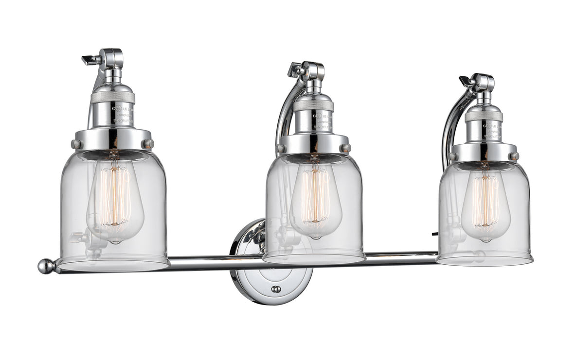 Innovations 515-3W-PC-G52 Three Light Bath Vanity, Polished Chrome