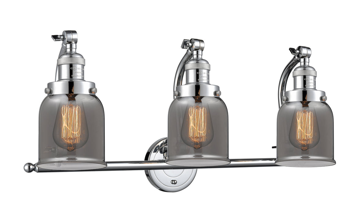 Innovations 515-3W-PC-G53 Three Light Bath Vanity, Polished Chrome