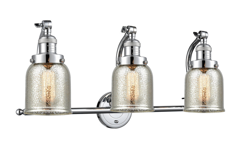 Innovations 515-3W-PC-G58 Three Light Bath Vanity, Polished Chrome