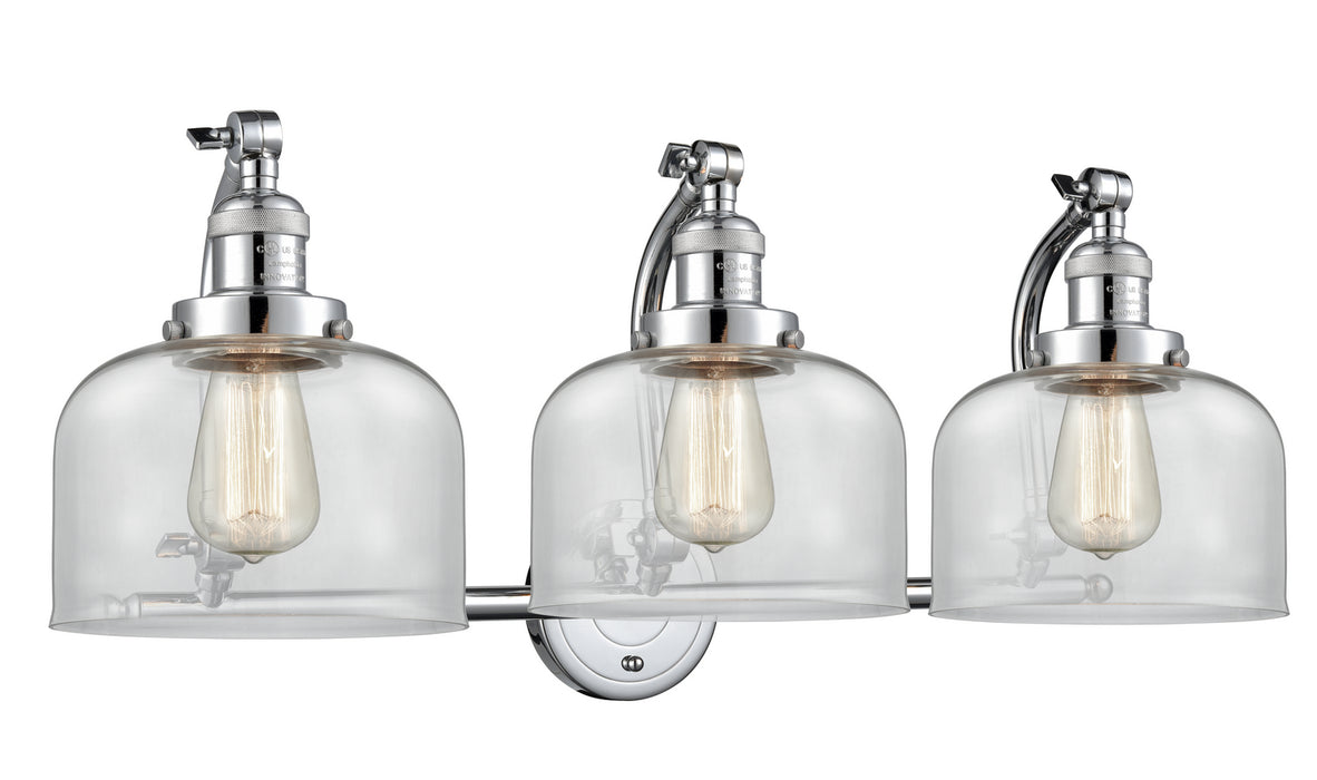 Innovations 515-3W-PC-G72 Three Light Bath Vanity, Polished Chrome