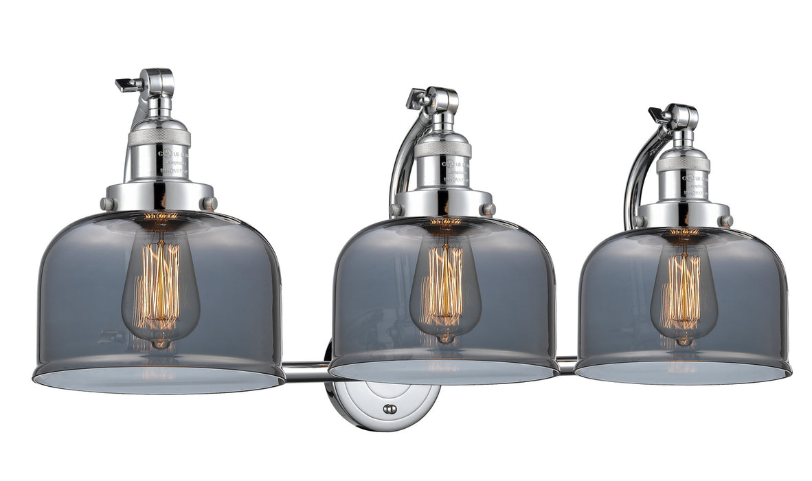 Innovations 515-3W-PC-G73 Three Light Bath Vanity, Polished Chrome