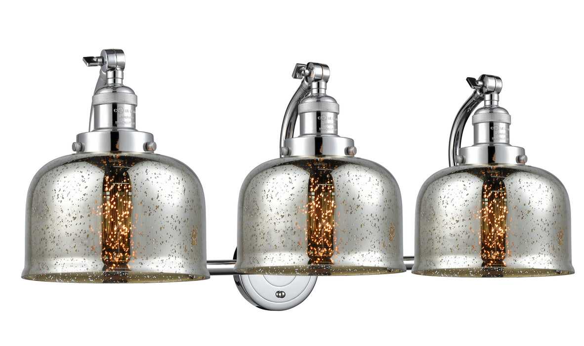 Innovations 515-3W-PC-G78 Three Light Bath Vanity, Polished Chrome