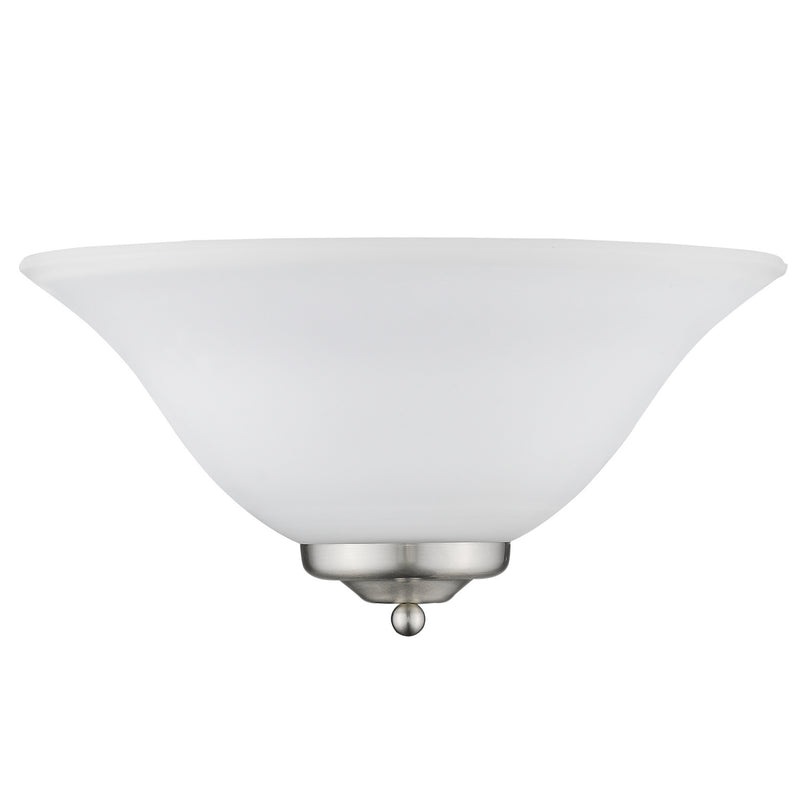 Golden 8355 PW One Light Wall Sconce, Pewter