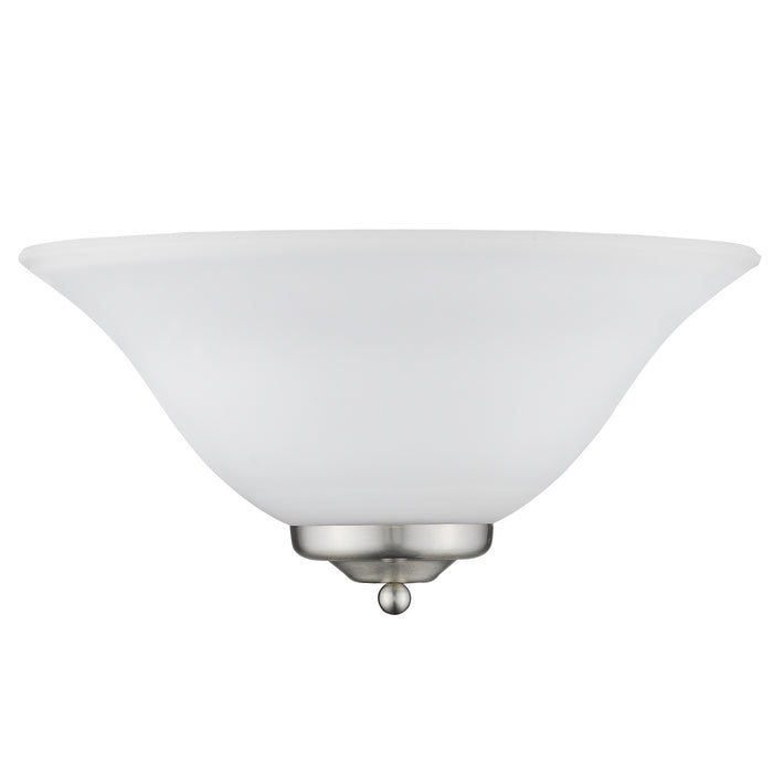 Golden 8355 PW One Light Wall Sconce, Pewter