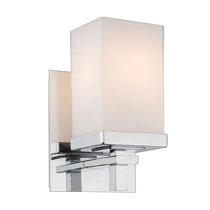 Golden DDDD-BA1 One Light Wall Sconce, Chrome