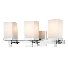 Golden DDDD-BA3 Three Light Bath Vanity, Chrome