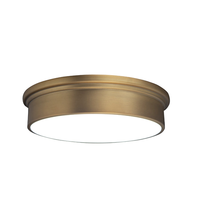 W.A.C. Lighting FM-45008-AB LED Flush Mount, Aged Brass