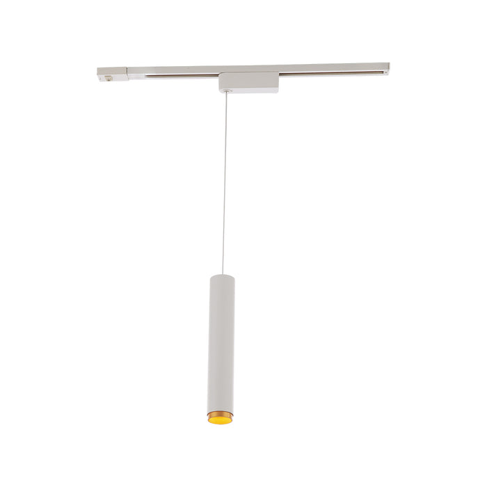 W.A.C. Lighting H-PD2015-935-WT/GL LED Track Pendant, White/Gold