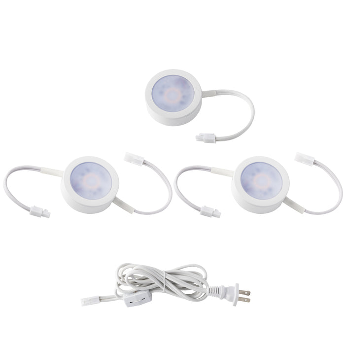 W.A.C. Lighting HR-AC73-CS-WT LED Puck Light Kit, White