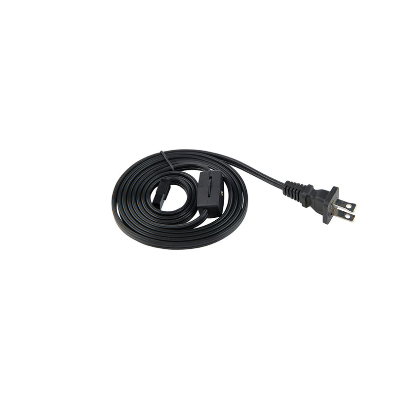W.A.C. Lighting HR-PC6-BK Undercabinet Puck Light Power Cord, Black