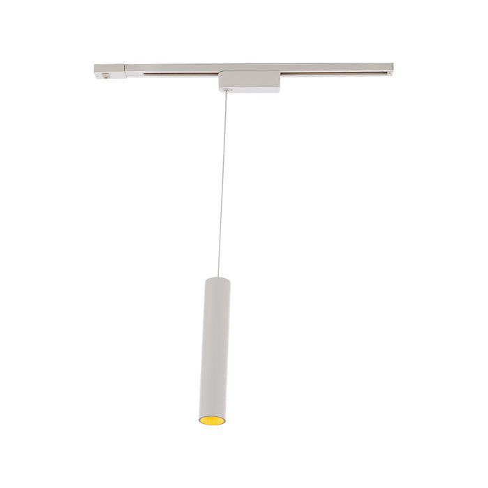 W.A.C. Lighting L-PD2015-927-WT/WT LED Track Pendant, White/White