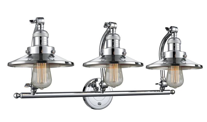 Innovations 515-3W-PC-M7-LED LED Bath Vanity, Polished Chrome