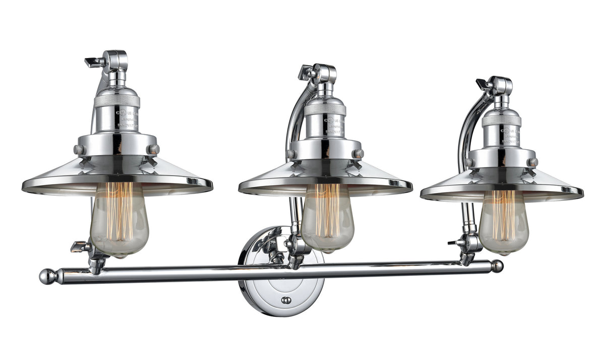 Innovations 515-3W-PC-M7-LED LED Bath Vanity, Polished Chrome