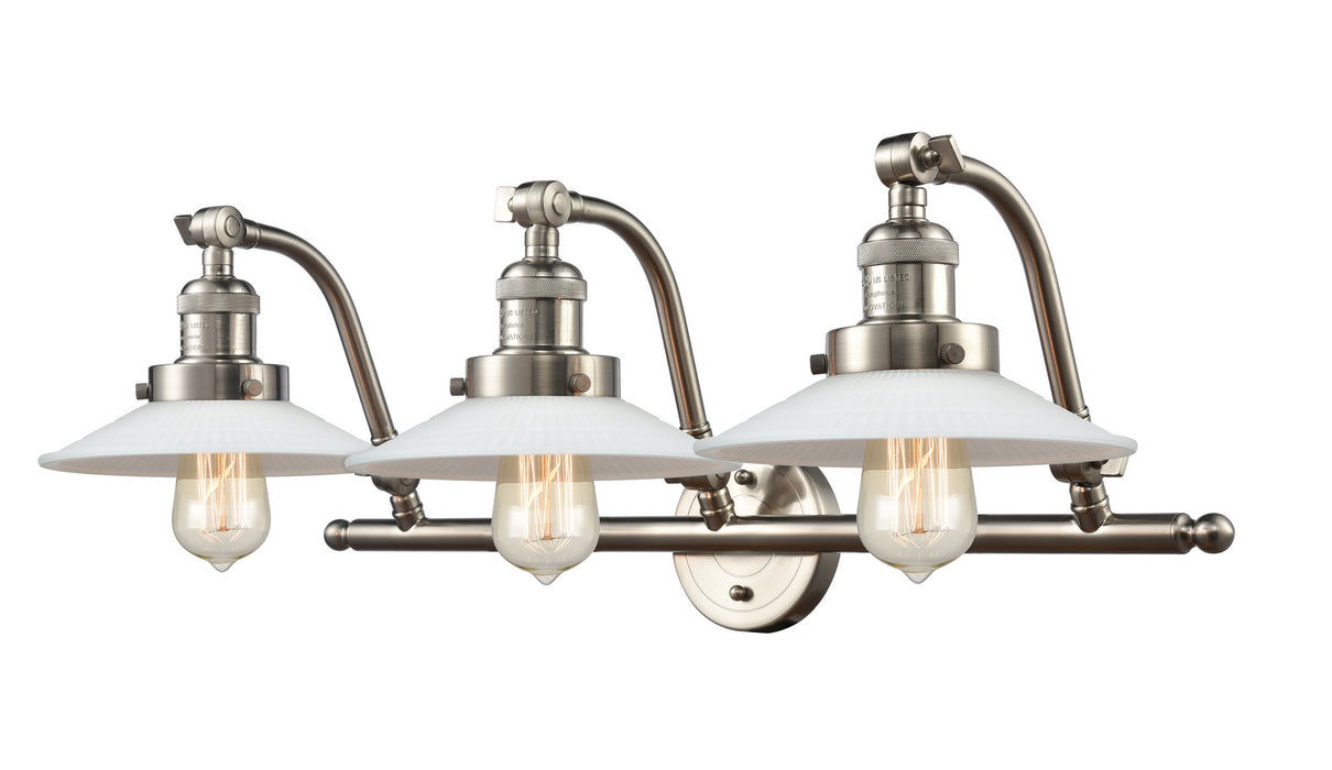 Innovations 515-3W-SN-G1 Three Light Bath Vanity, Brushed Satin Nickel