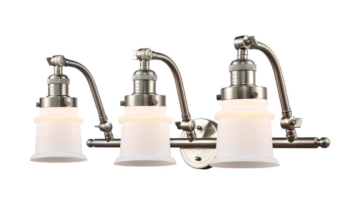 Innovations 515-3W-SN-G181S Three Light Bath Vanity, Brushed Satin Nickel