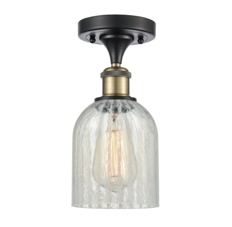 Innovations 516-1C-BAB-G2511 One Light Semi-Flush Mount, Black Antique Brass