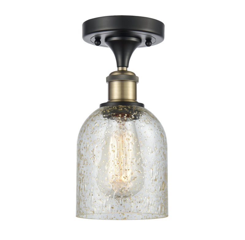 Innovations 516-1C-BAB-G259 One Light Semi-Flush Mount, Black Antique Brass