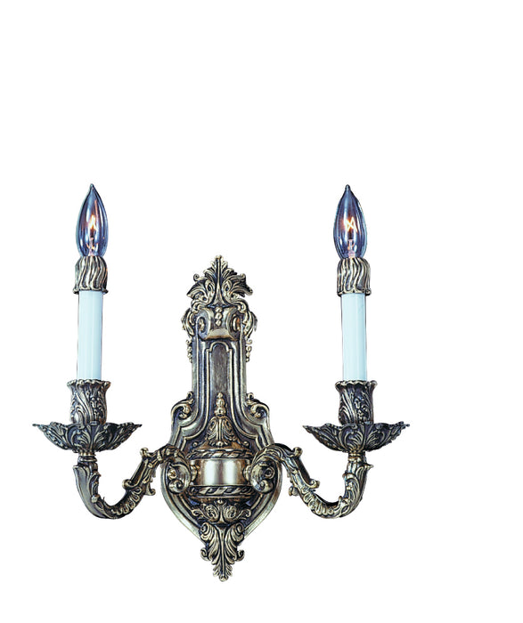 Framburg 8702 FB Two Light Wall Sconce, French Brass